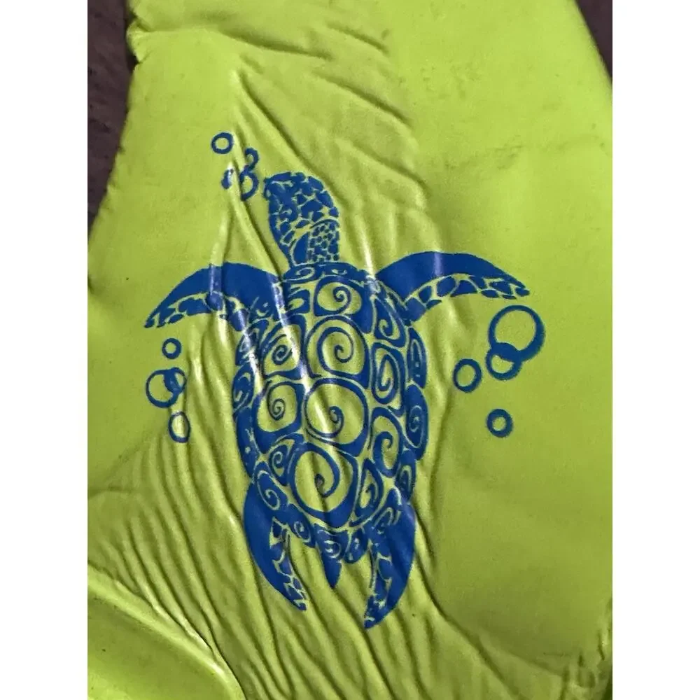 TRC Recreation Super Soft Child Life Jacket Swim Vest SZ XS Green Turtle 30-50lb